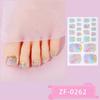 New Toe Nail Stickers 3D Manicure Stickers Toenail Bronzing Imitation Diamond Girl Cute Nail Polish Film Manicure Stickers