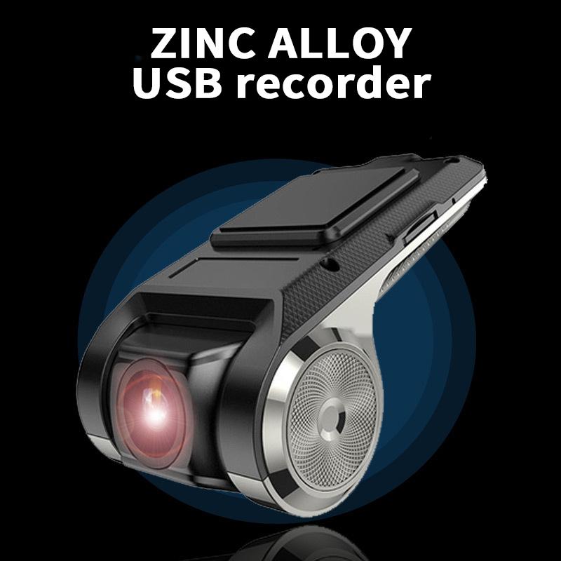 Car DVR Dash Cam Full HD 1080P Dash Cam For DVD Android Player ADAS LDWS Navigation Unit Auto Audio Voice Alarm Video Recording
