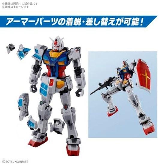 BANDAI SPIRITS EXPO2025 RX-78F00 E Gundam (EX-001 Glass Feather Equipment) 1 144 Scale Pre-colored Plastic Model