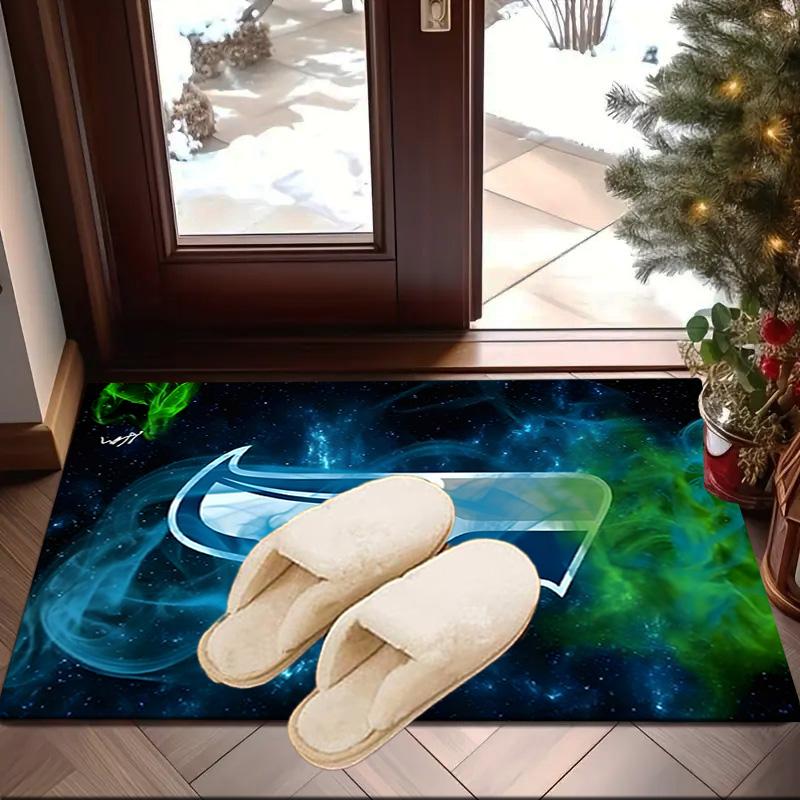 Seahawks Teamgeist Teppich für Büro, Stuhlunterlage, Dekorteppich Wohnzimmer Matte, Große Größe Fan Geschenke Weihnachtsgeschenke