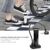   Bike Pump Portable   Motorcycle Foot Pumps Aluminum Alloy (Black)