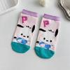 5pairs Kawaii Sanrio Socks Pochacco Anime Cute Summer Student Movement Comfortable Breathable Cartoon Socks Toys for Girls Gifts