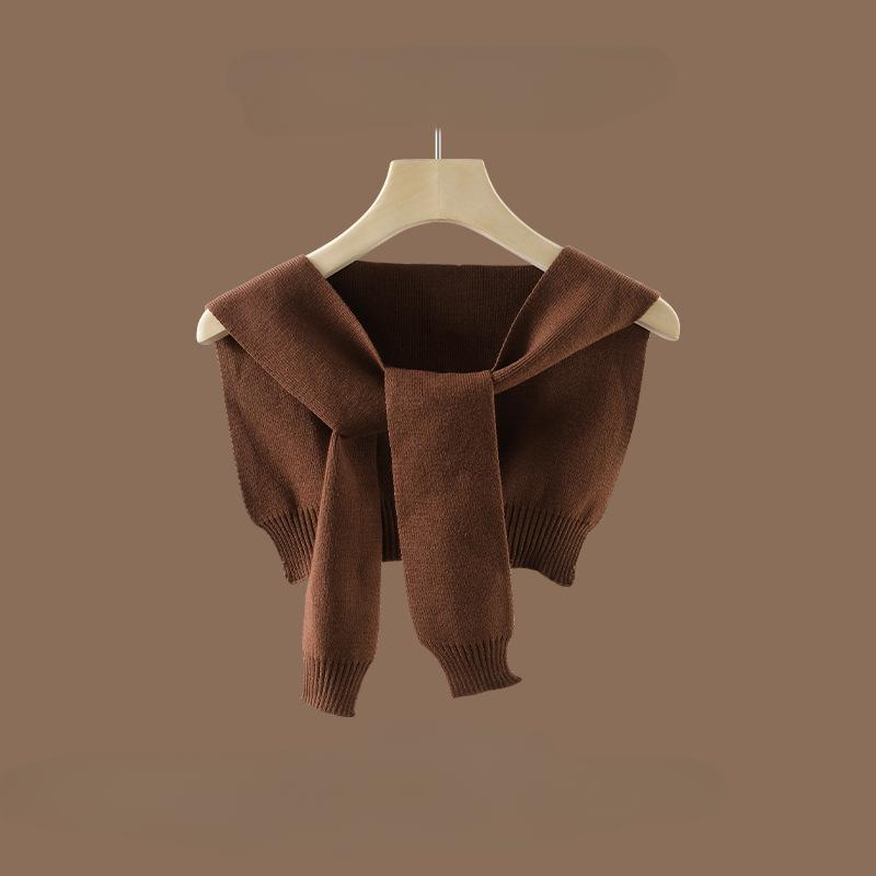 

Шарф Майяра для женщин на осень и зиму, стильный, простой, высококачественный, кофейного цвета, атмосфера ретро, повседневный, универсальный, теплый шарф