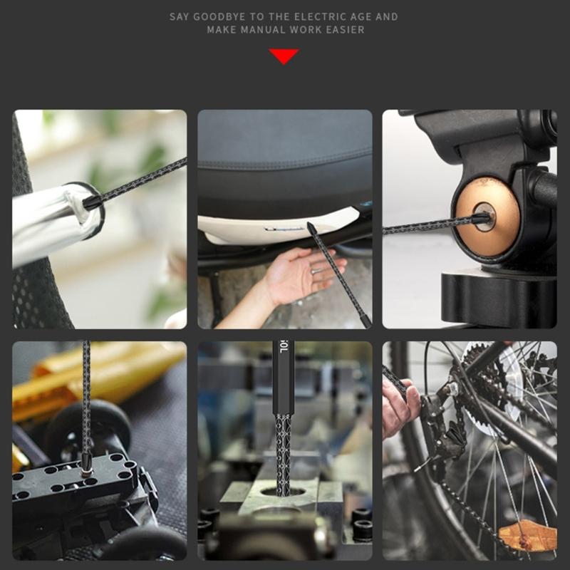 PH2 Magnetic Screwdriver Bit Steel Not  Slip Designs High Torques Screwdriver High Hardness Tool for Power Drilling Tool