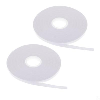 2 Rolls White Double Sided Tape 21./Roll