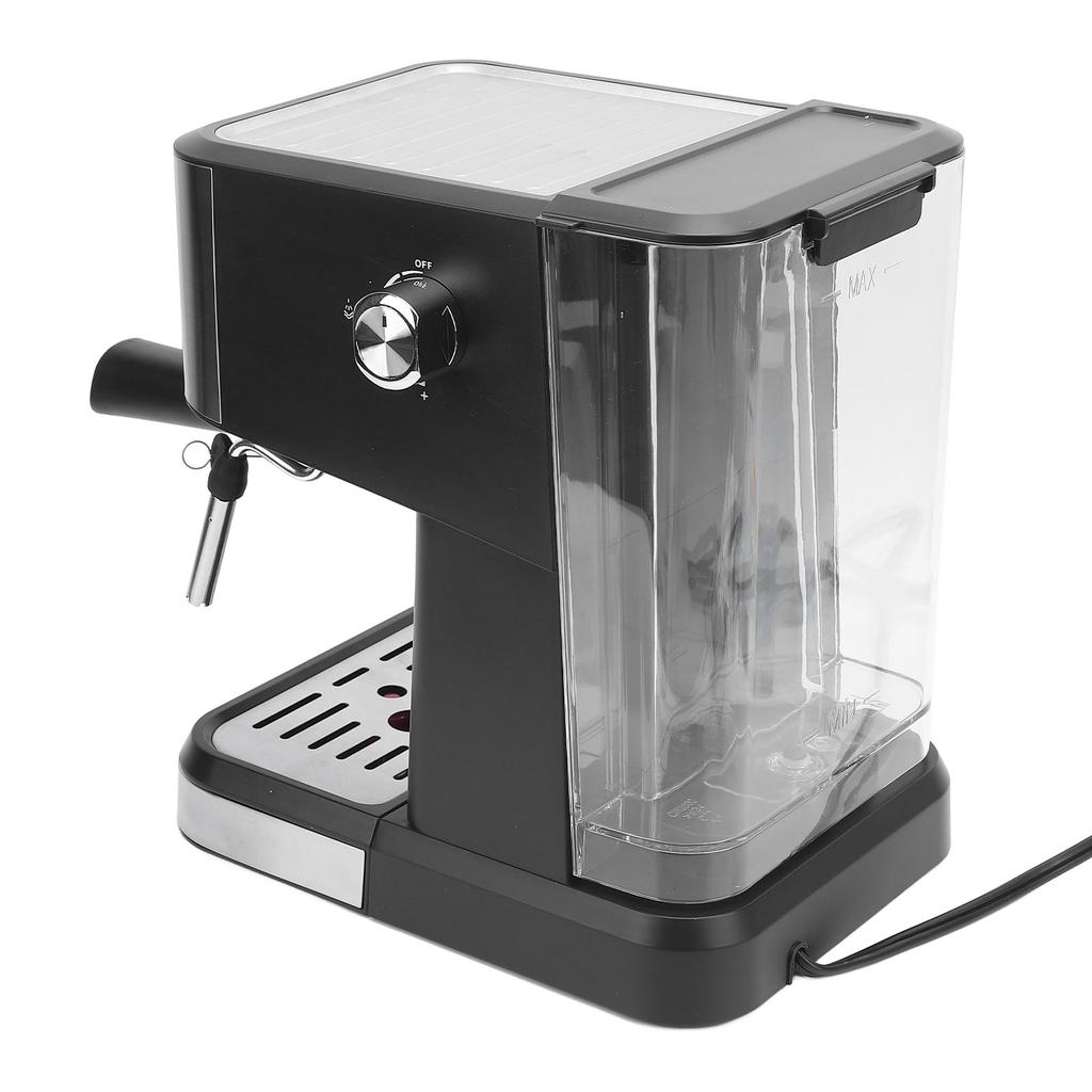 Semi Automatic Compact Coffee Machine 20 Bar Coffer Maker with Milk Frother Steam Wand 1.5L Water Tank Quick Preheat