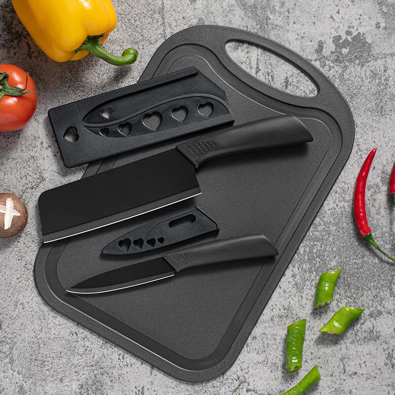 Abay Black Steel 7-Piece Kitchen Tool Set