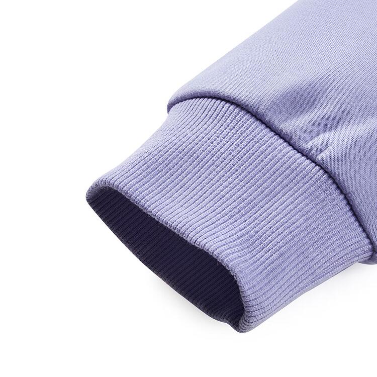 Skechers Logo Round Neck Pullover Sweatshirt Unisex Sweatshirt Sweet-Lavender L323U176-01DU