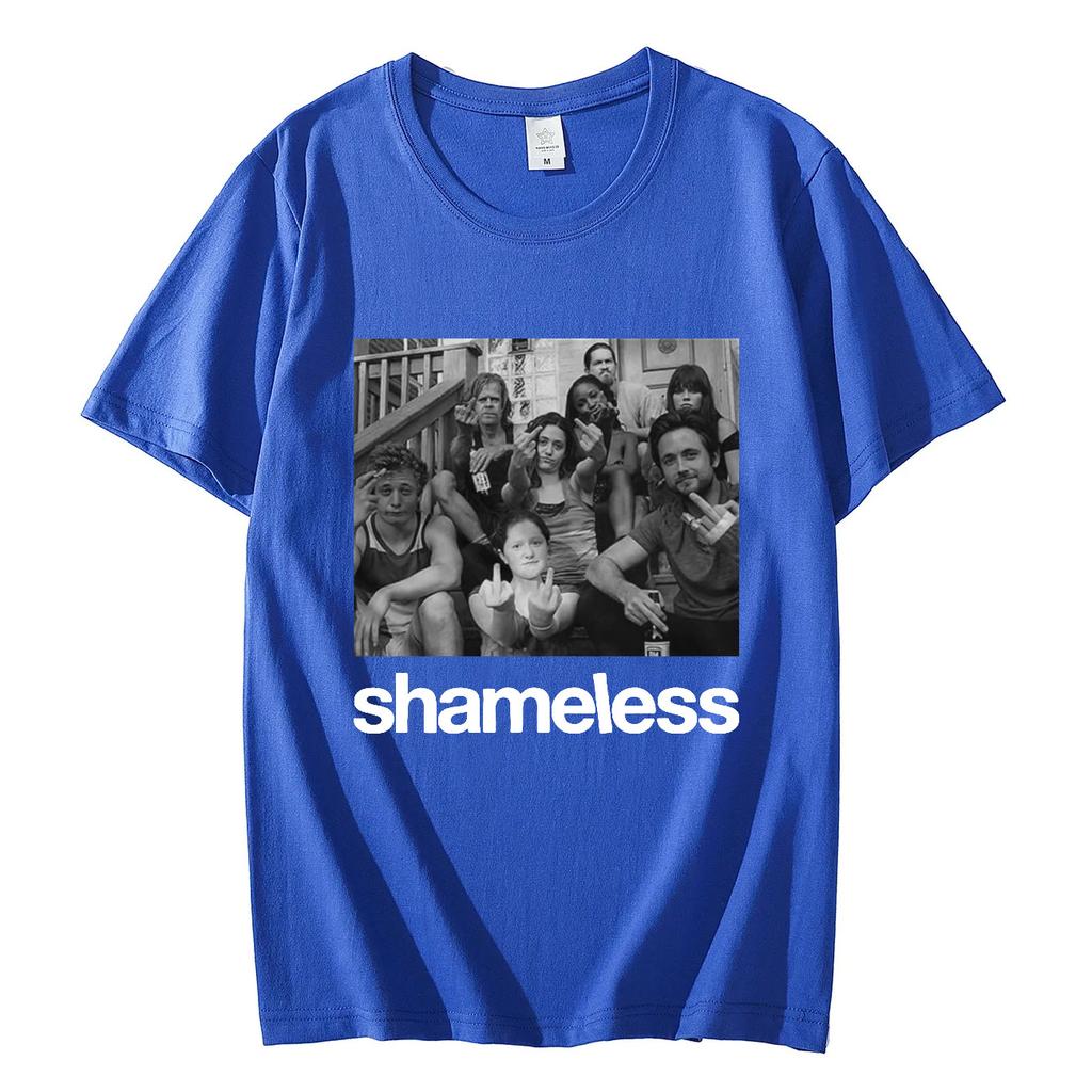 TV Play Shameless Graphic T Shirts Mens Womens Fashion Vintage Short Sleeve Tshirt Streetwear 100 Cotton Oversized Tshirts