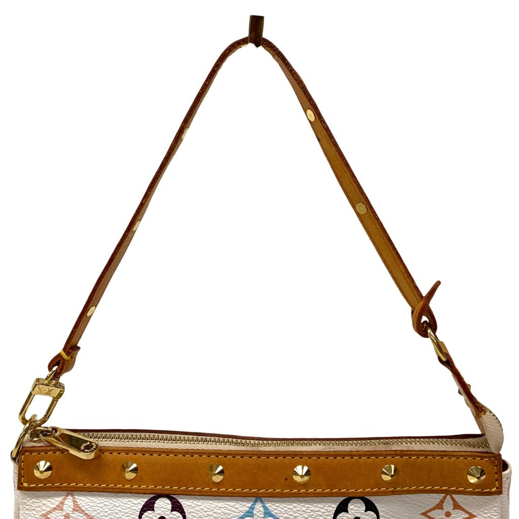 Gebrauchte Louis Vuitton Monogram Pochette Accessoires M92649 Multicolor Authentisch 1000