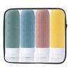 Silicone Travel Bottle Portable Leak Proof Squeeze Size Container Clear Toiletry Bag