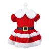 Pet Christmas Clothes 2025 New Snowflake Decorative Skirt Autumn and Winter Old Man
