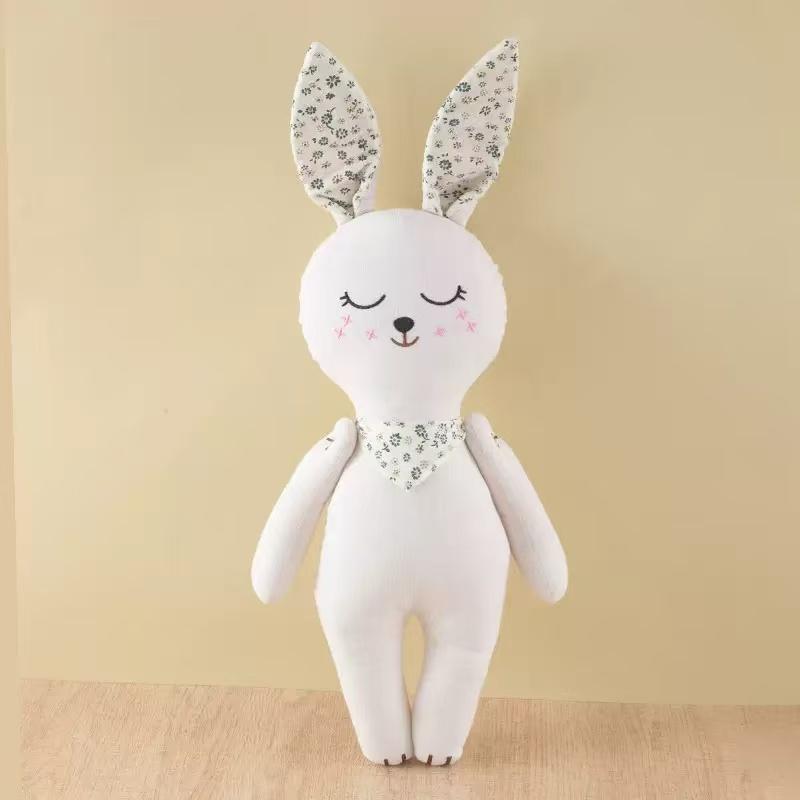 Nordic Cute Rabbit Plush Doll Long-Legged Cotton Fabric Stuffed Toy Teens & Adults Comfort Doll Easter Gift