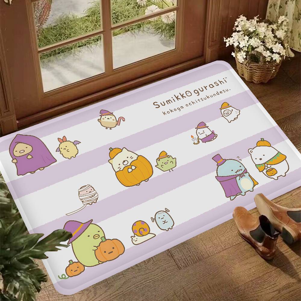 Cartoon Pink Sumikko Gurashi Kitchen Mat Cheaper Anti-slip Modern Living Room Balcony Printed Modern Home Decor