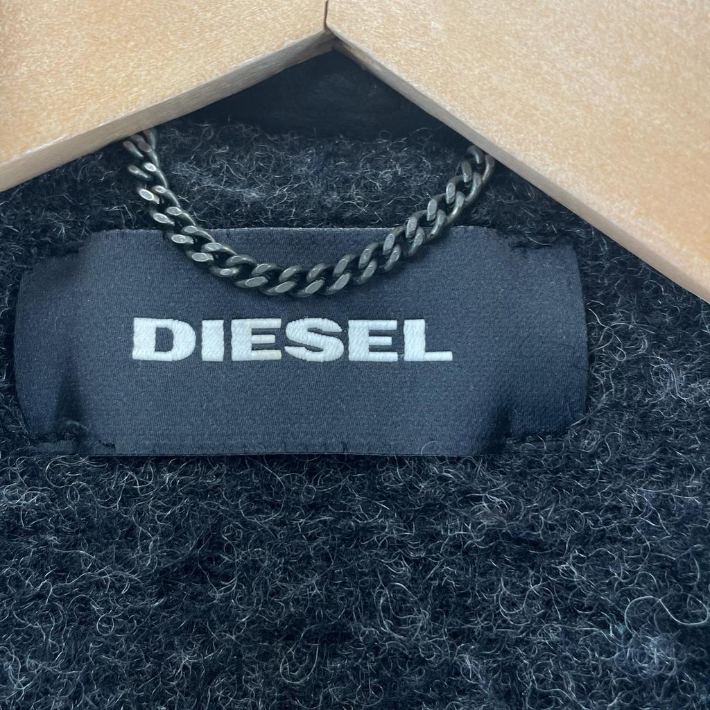DIESEL Double riders check coat black Women XXS used