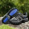 Spring and autumn sports shoes hiking shoes leather surface waterproof and non-slip velvet warm shoes outdoor travel shoes