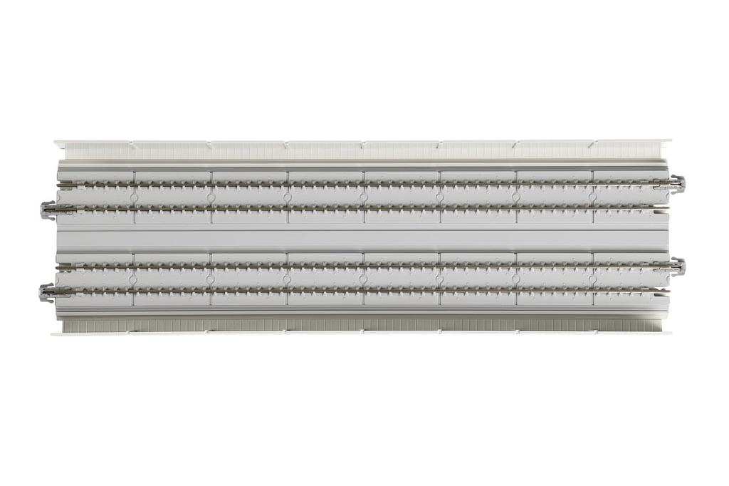 KATO N gauge double track elevated straight track 248mm 2 pieces Railway model supplies 20-401