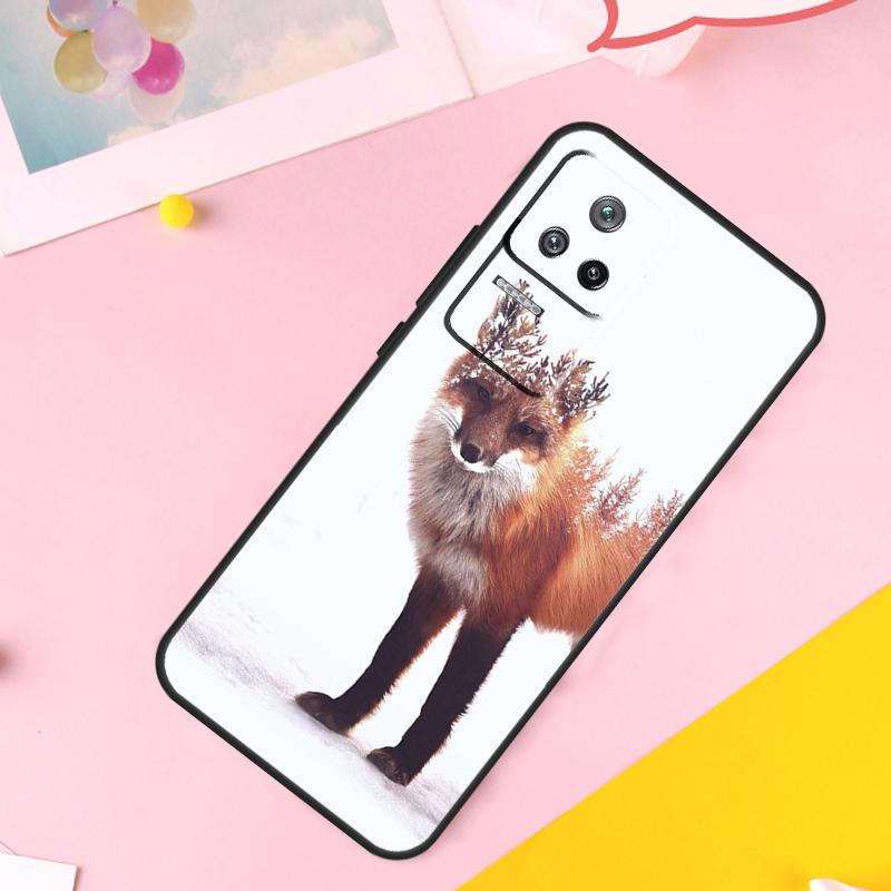 Fox Animal Pattern Case For Xiaomi 14 Ultra 13 11T 12T 13T Pro 12 Lite POCO X6 Pro M6 X3 X4 X5 M5s F3 F5 Cover