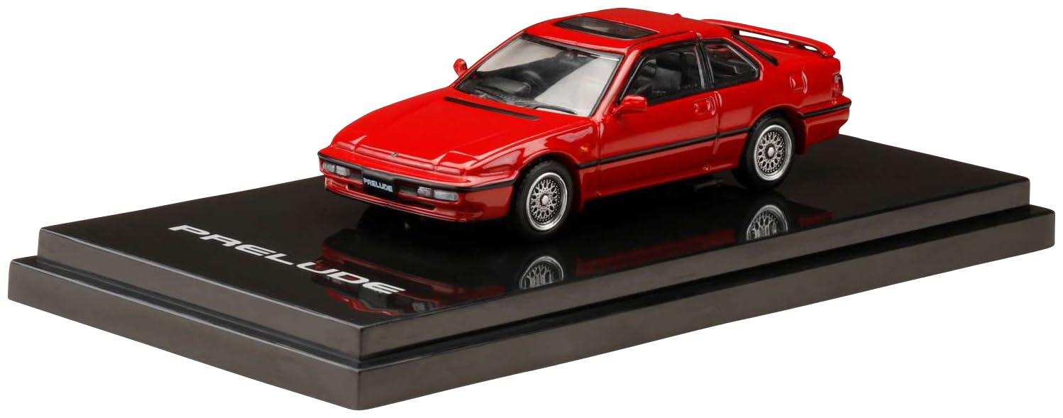 

HobbyJAPAN HJ64 Scale Honda Prelude SI TCV Custom Version Phoenix Red Finished Model HJ644002R 1/64 (BA5)