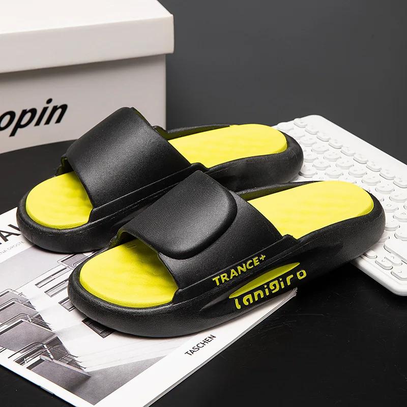 Herrtofflor Mjuka Sandaler Bekväma Strand Fritidsskor Lätta Eva Platta Halkfria Slitstarka Sandaler 2025