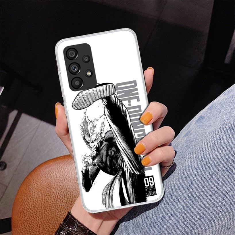 One P-Punch-Man Garou Phone Case For Samsung Galaxy A52 A32 A22 A12 A51 A31 A50S A30S A20S A10S Note 20 Ultra 10 Plus S10 A72 A7
