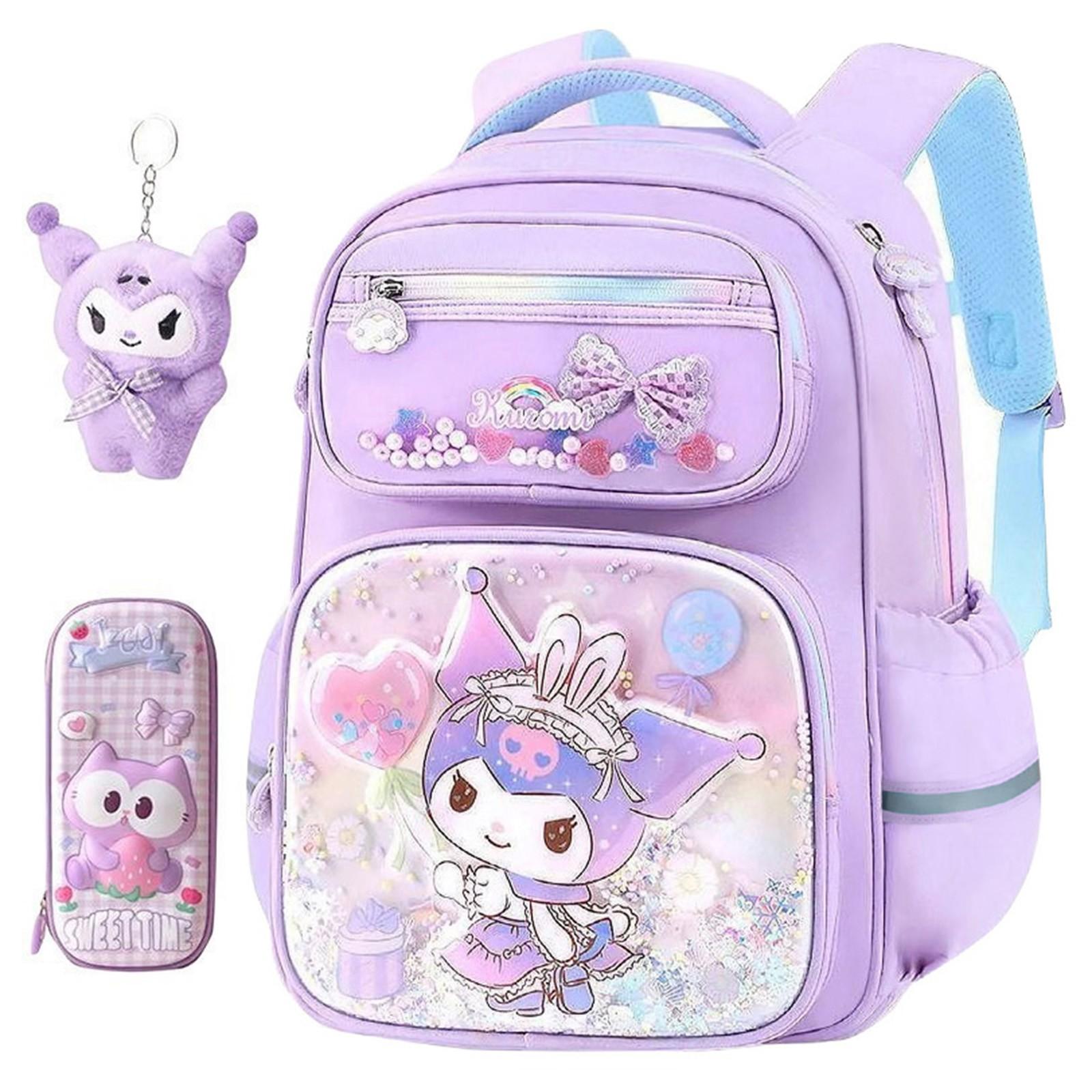

Student Backpack, Cartoon Backpack, Travel Backpack One Size фиолетовый