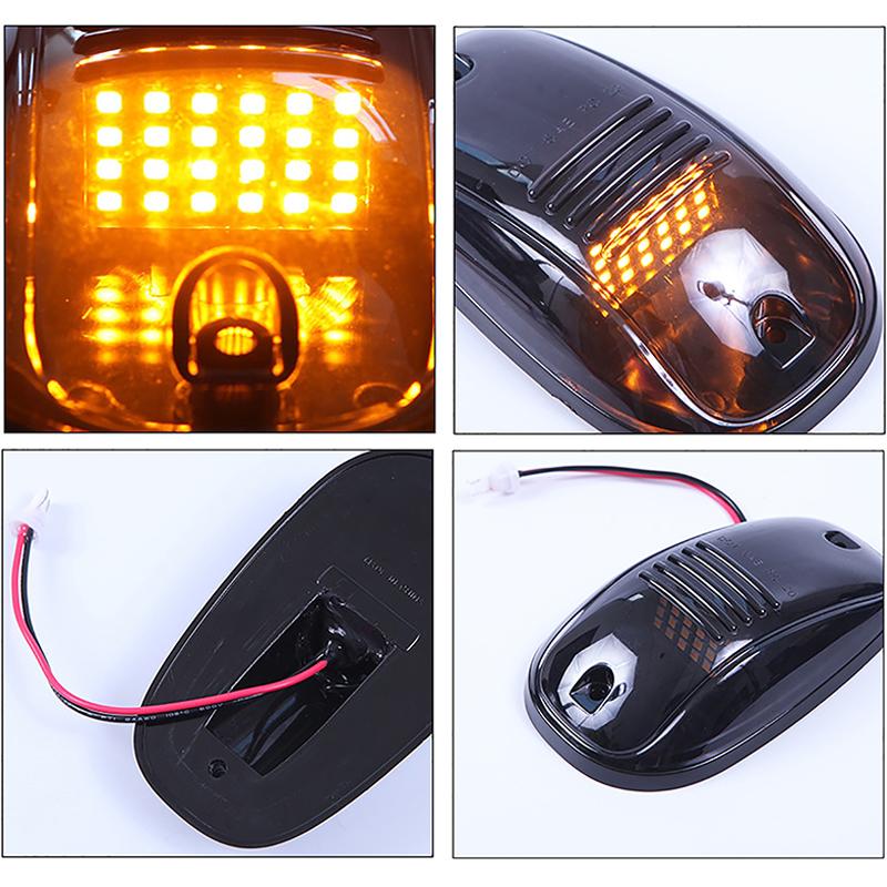 5Pcs/Set LED Lights 24LEDs Car Roof Running Signal Lamp Fit For Dodge Ram 1500 2500 3500 4500 5500 2003-2018 Car Accessories
