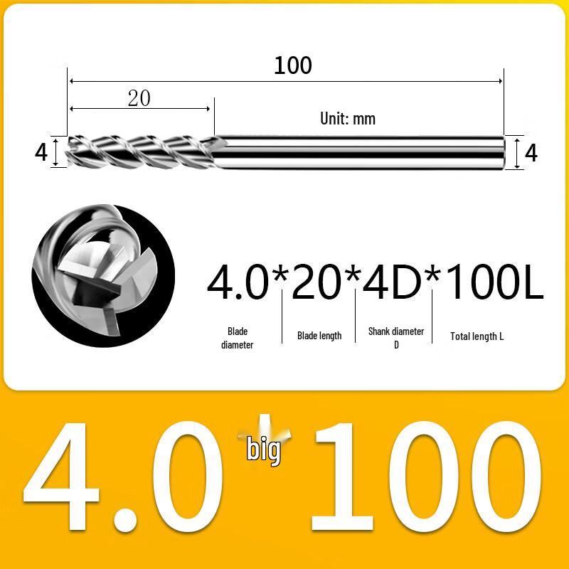 

High-Gloss Aluminum Milling Cutter