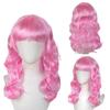 Harajuku Orange Blue Gold Grey Curly Wigs Synthetic Women Layered Wigs  Role-playing