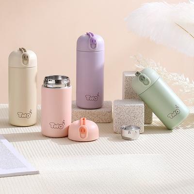 Neuer Schüler Edelstahl Thermobecher Verstecktes Seil Niedlich Hoher Erscheinungsgrad Kinder Wasserbecher Tragbarer Mini Thermobecher