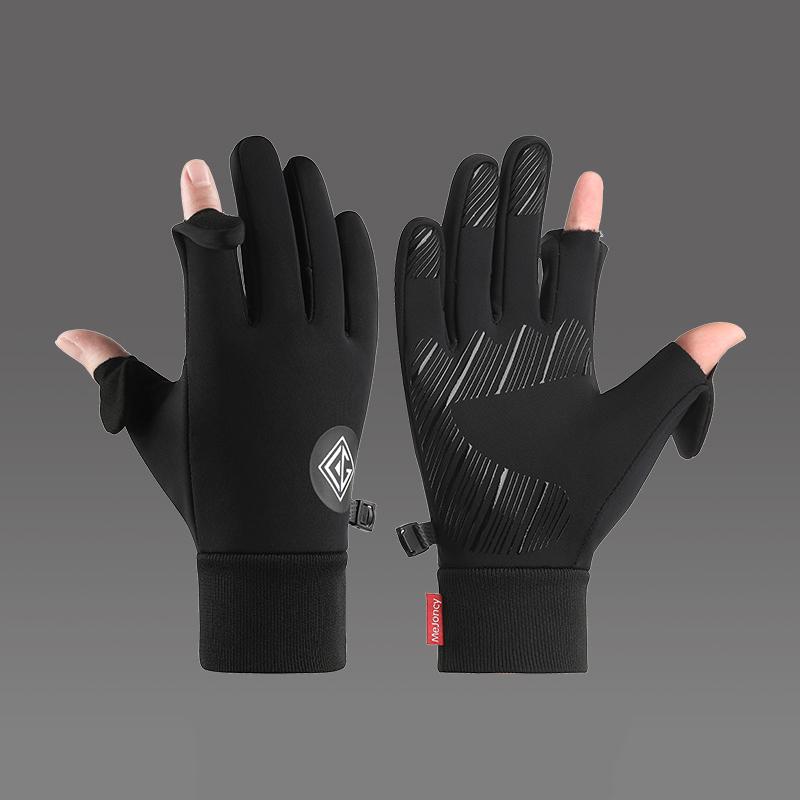 Full Finger Cycling Gloves Winter Gloves Mens Anti Slip Thermal Windproof Mittens