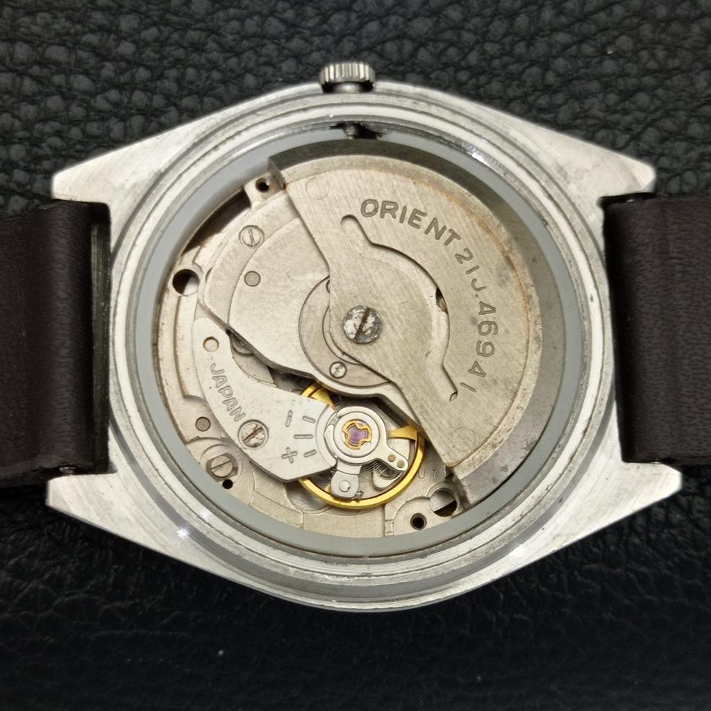 ORIENT AUTOMATIC 46941 VINTAGE JAPAN MENS ORIGINAL DIAL WATCH a701849-5