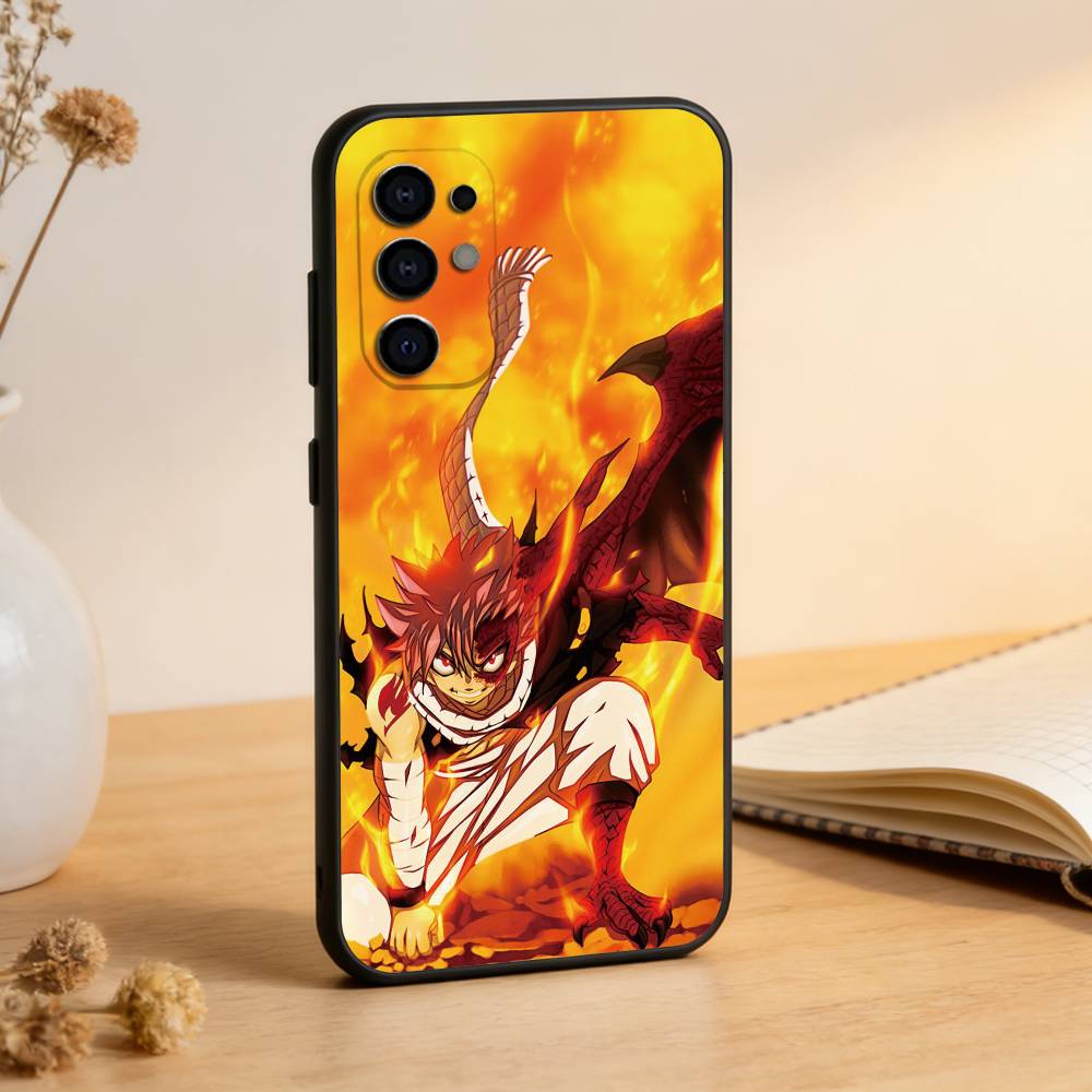 

Fairy Tail Natsu Dragneel Phone Case Black Silicone Soft For Samsung S25,S24,S21,S22,S23,S30,Ultra,S20,Plus,Fe,Lite Samsung S20plus5G