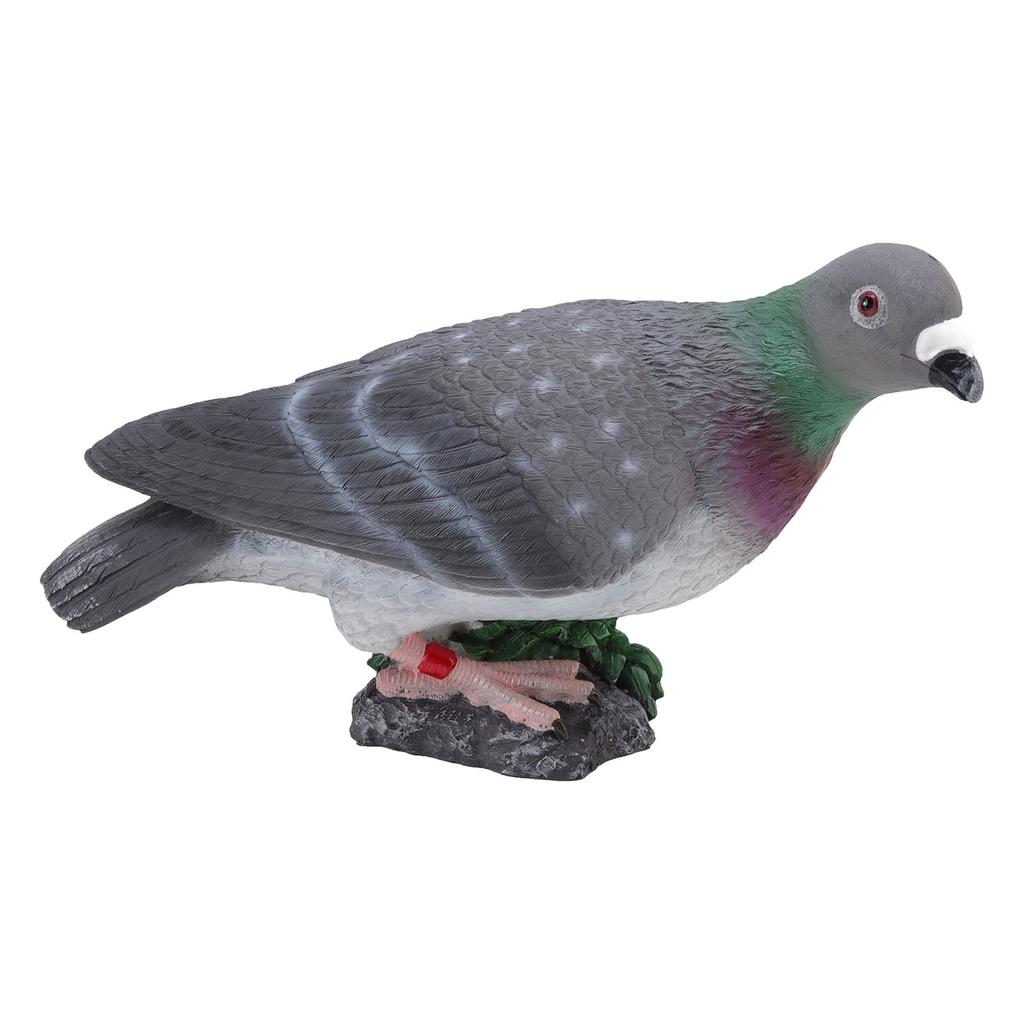 Simulation Pigeon Synthetic Resin Vivid Simulation Bird for Home Decoration Holiday Decoration Educational Toys Type 1