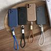 Liquid Silicone MagSafe Magnetic Case with Wrist Strap for iPhone 12 13 14 15 16
