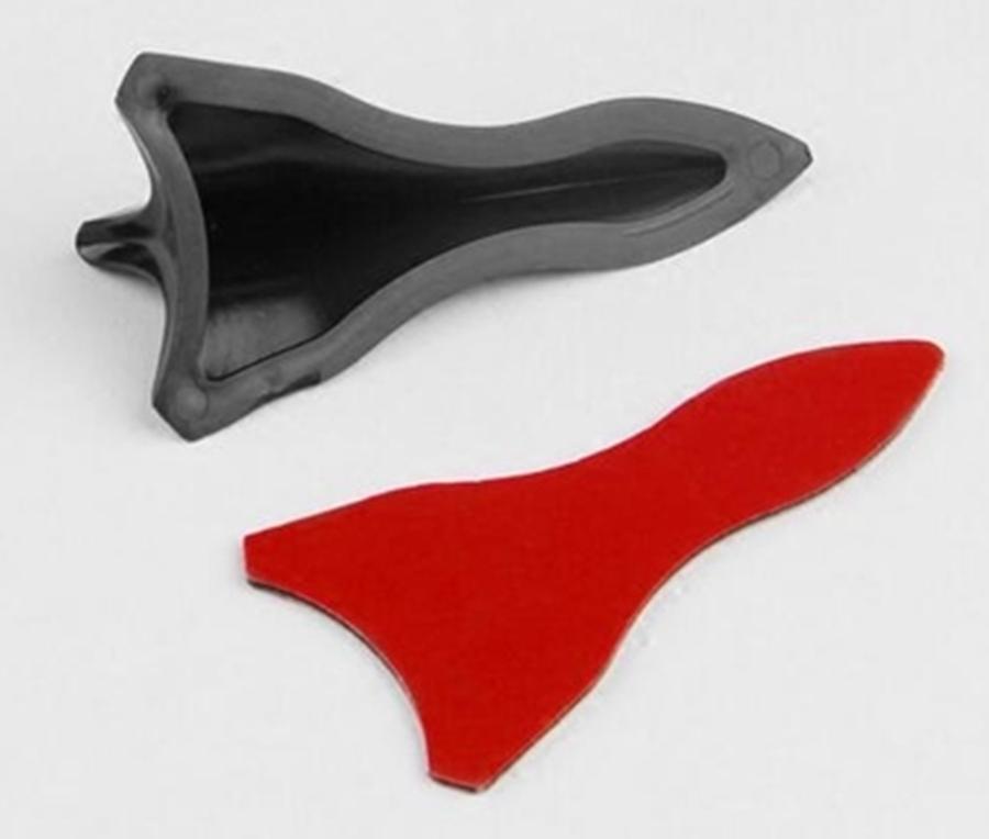 10Pcs Universal Shark Fin Diffuser Spoiler Wing For Car Roof Bumper Decorative