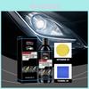 Rayhong Automotive Headlight Restoration Liquid For Scratched And Yellowed Lenses With Cleaning Sponge And Towel