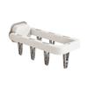 Foldable Laundry Drying Rack with 6 Clips Wall Mount Suction Cup Sock Hanger Space Saving Clothes Organizer for Socks Undergarments Towels