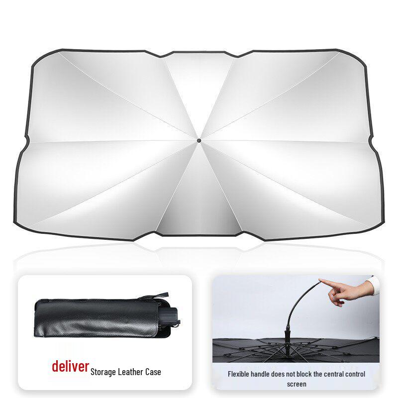 Car Sunshade for Window, Interior Protection, Heat Insulation, Sun Blocker, and Windshield Shield Cover