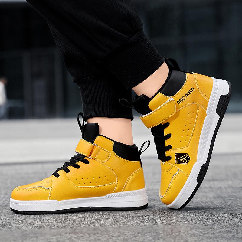 Children's Fashion Thick Bottom High Top Casual Board Shoes Outdoor Casual Sports Shoes 28-39