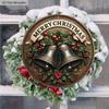 Retro Wooden Christmas Sign with Merry Christmas - Navidad Sign for Front Door Wall Hanging Decor - Ideal Christmas Decoration