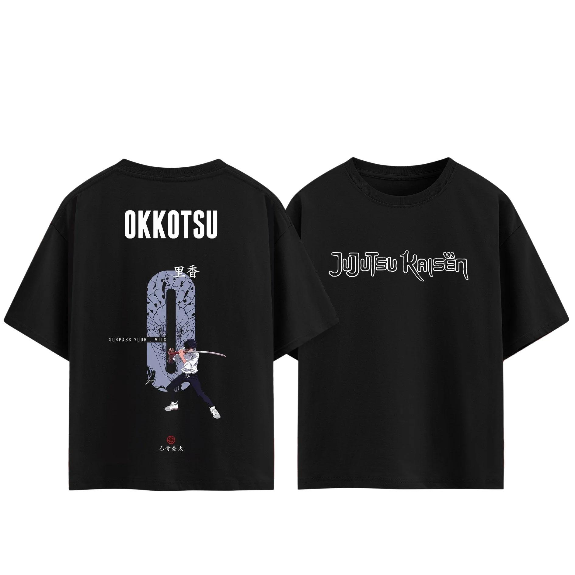 

Jujutsu Kaisen Okkotsu Yuta T-shirt Men and Women Summer Cotton Y2K Clothing Fashion Anime Fans Short Sleeve Tops Streetwear XXXL