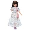 Takara Tomy Licca-chan Doll LD-15 Petit Blossom Dress-up Playset Toy for Ages 3 and Up