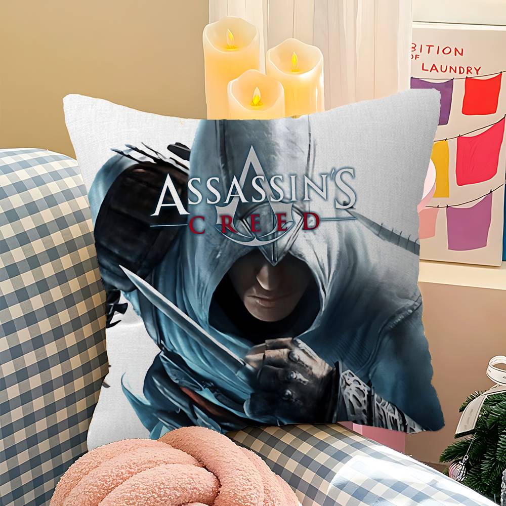 Game Classic A-Assassins Cool C-Creed Cushion Cover Polyester Sofa Cushions Decorative Throw Pillows Home Decoration Pillowcover