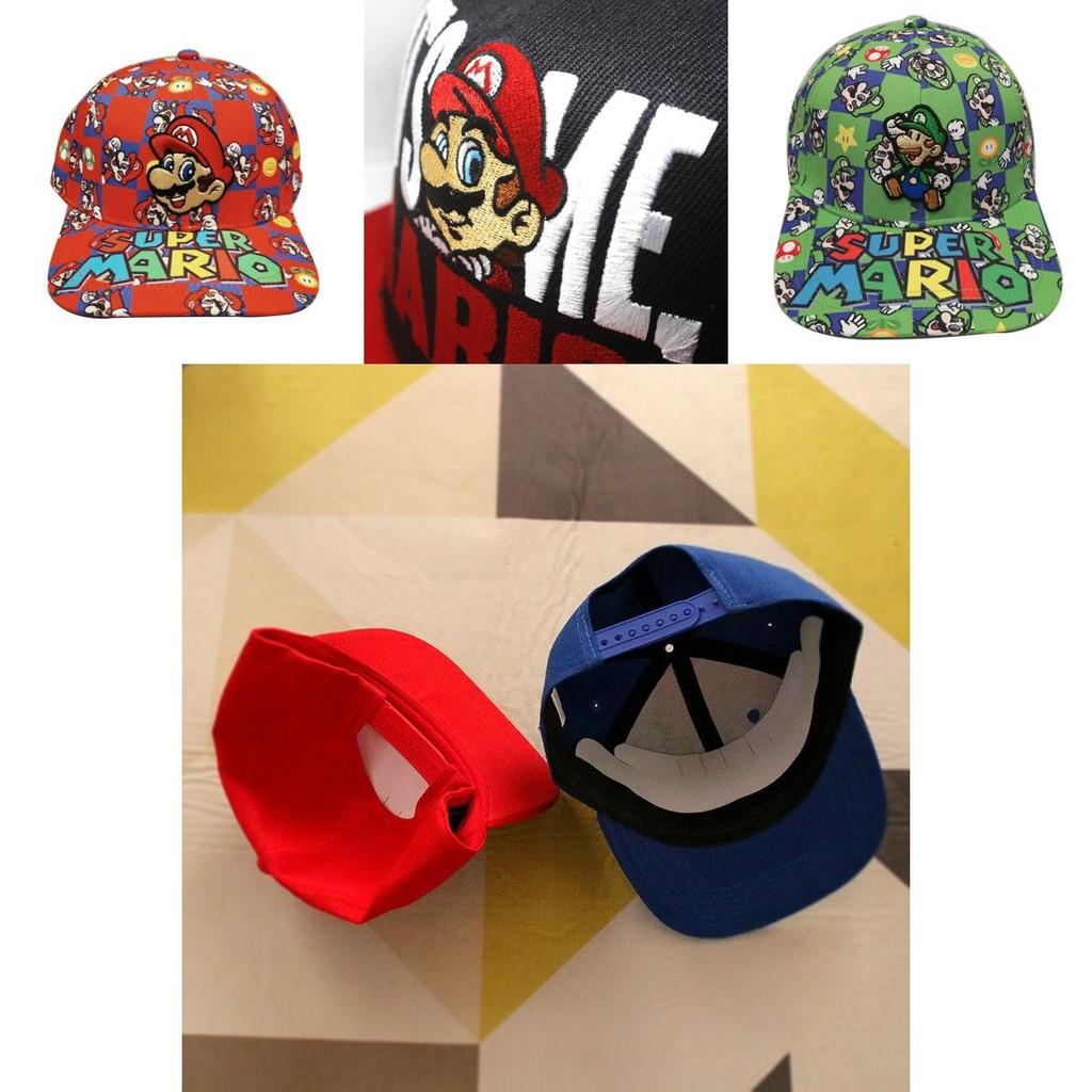 Stylish Super Mario Luigi Baseball Trucker Hat Cap With Adjustable Fit For All