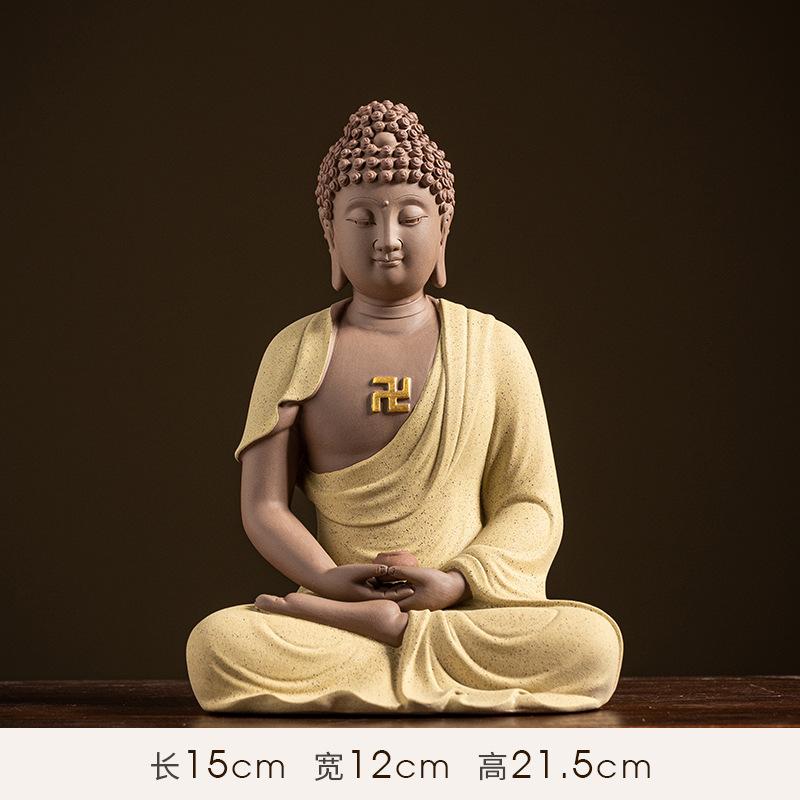 Tathagata Buddha Statue Sakyamuni Buddha Statue Customized Incense Porch Home Decor Buddha Sculpture FENG SHUI Home Decor