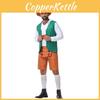 Bavarian Beer Festival Costume Set With Suspenders For Adult Men Party Performance