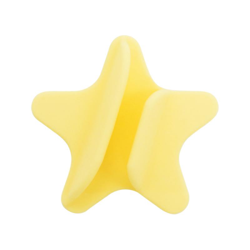 Multi-Color Portable Phone Stand | Lipstick/Lip Gloss Shape Star Design | Silicone Adhesive Lazy Mount for for All Phone Case
