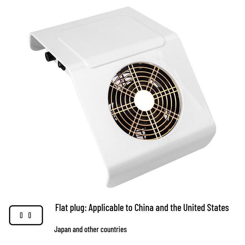 40W Japanese-Style Nail Dust Collector 858-2A with Filter and Strong Suction