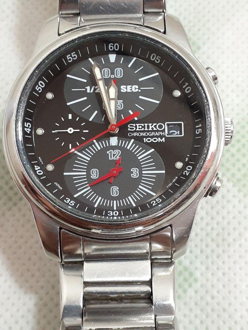 

[USED] SEIKO Chronograph Watch 100M Water Resistant